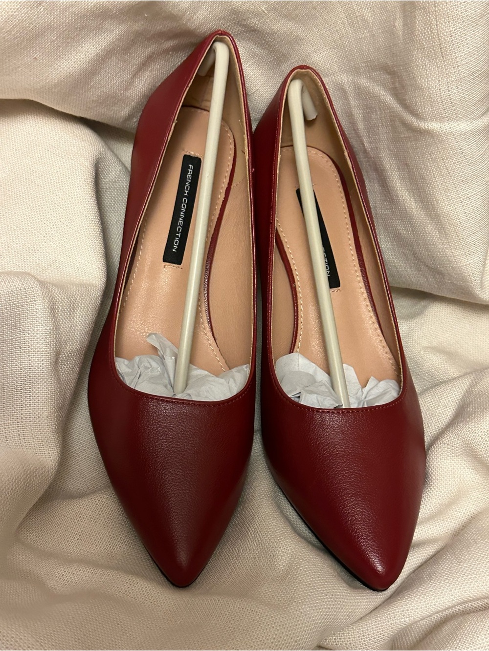 Red Slip On Pumps